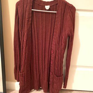 Target maroon long sweater